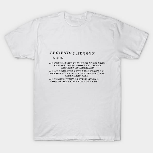 Legend Definition Essential White Edition T-Shirt by Clots